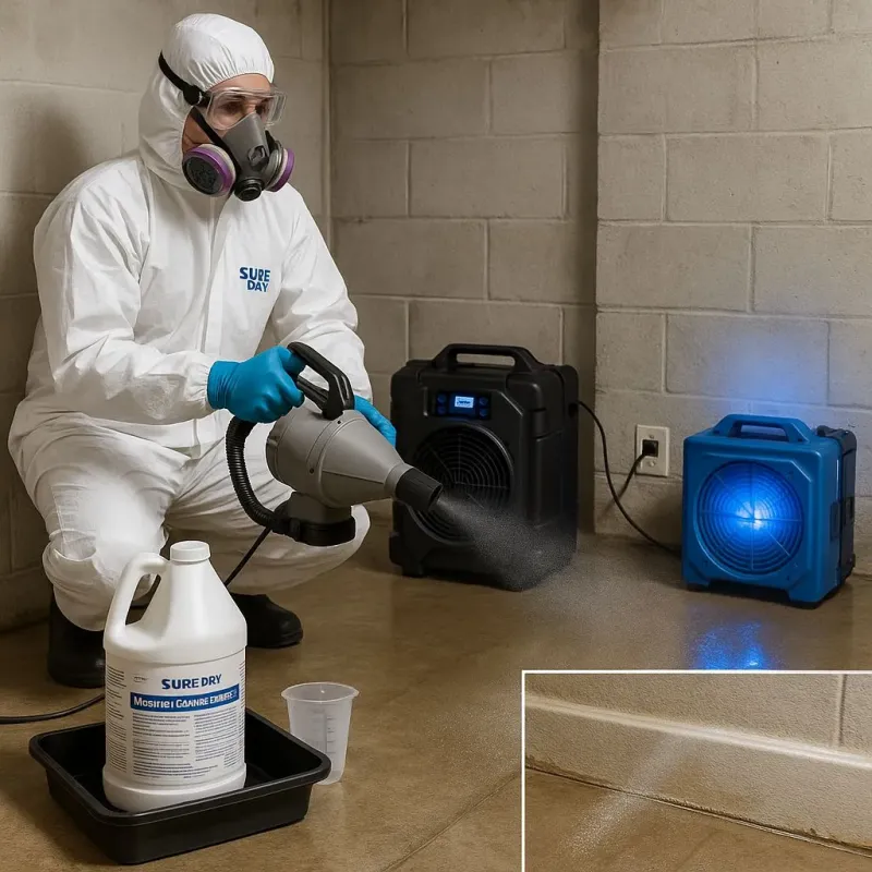 Sanitization and Odor Removal process in Seven Lakes, NC