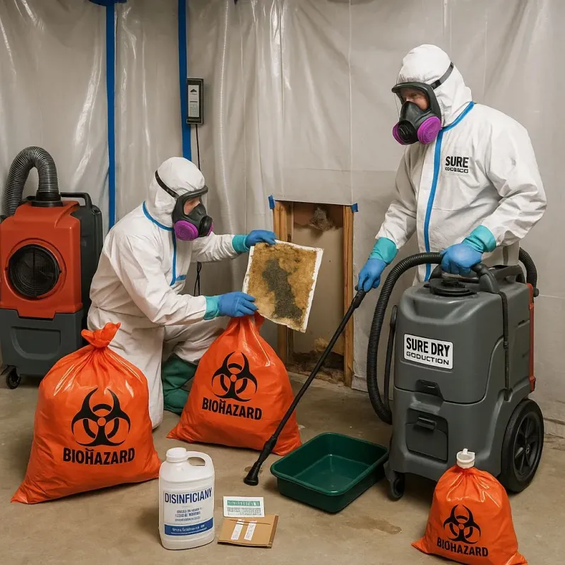 Contaminated Water Handling Protocols process in Seven Lakes, NC