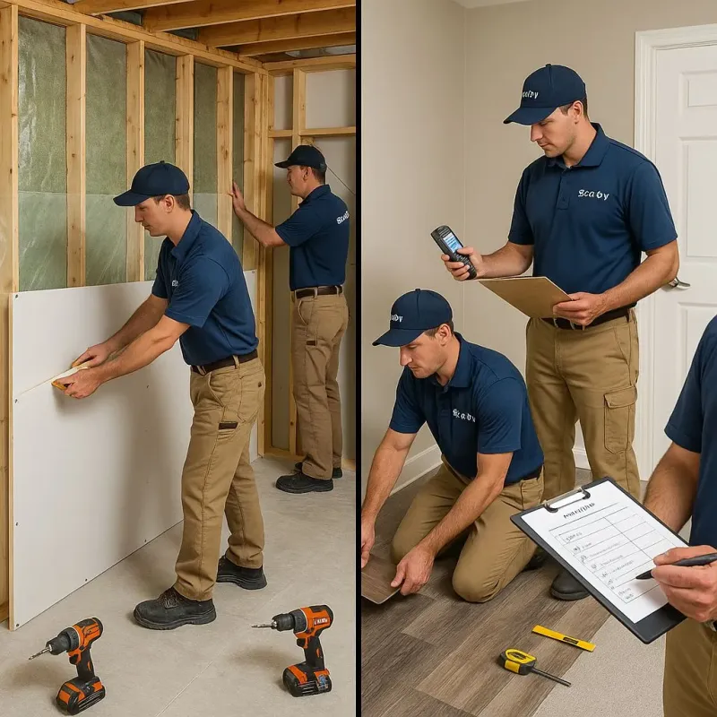 Repairs and Reconstruction process in Seven Lakes, NC